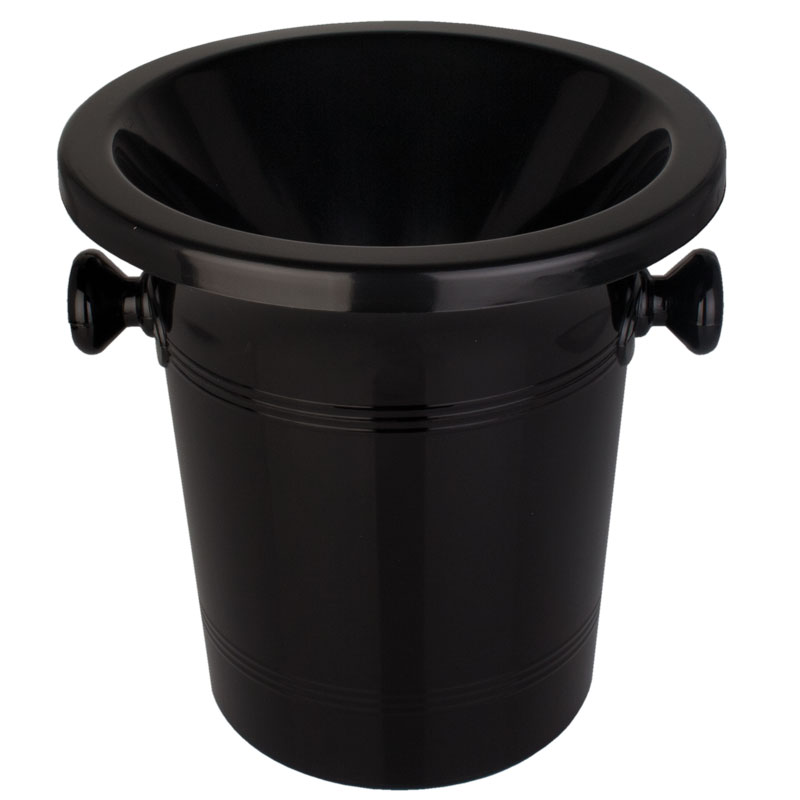 Escupidera de cata maxi, plástico negro - 3,7 l (1 ud)