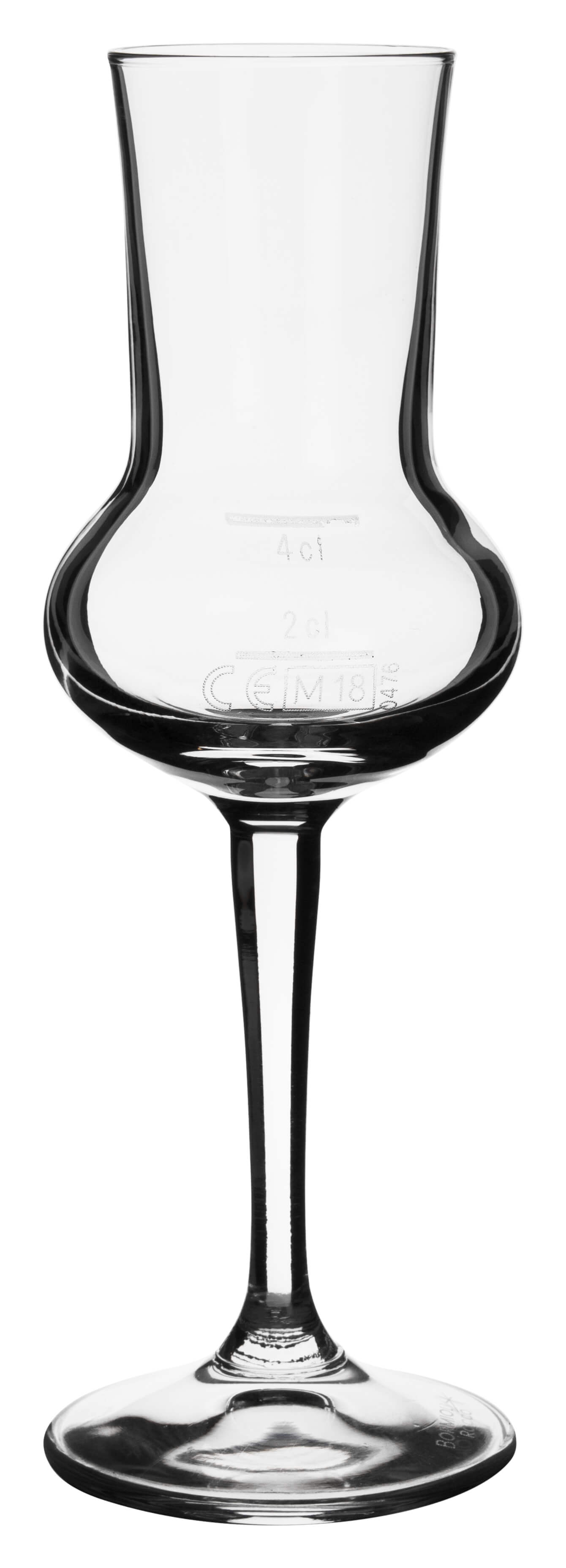 Copa de grappa Riserva, Bormioli Rocco - 80 ml, 2+4 cl roble (6 uds)