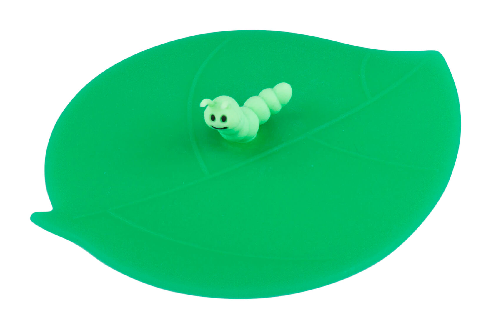 Tapa de cristal de silicona, Lurch - Oruga (aprox. 10,5 cm)