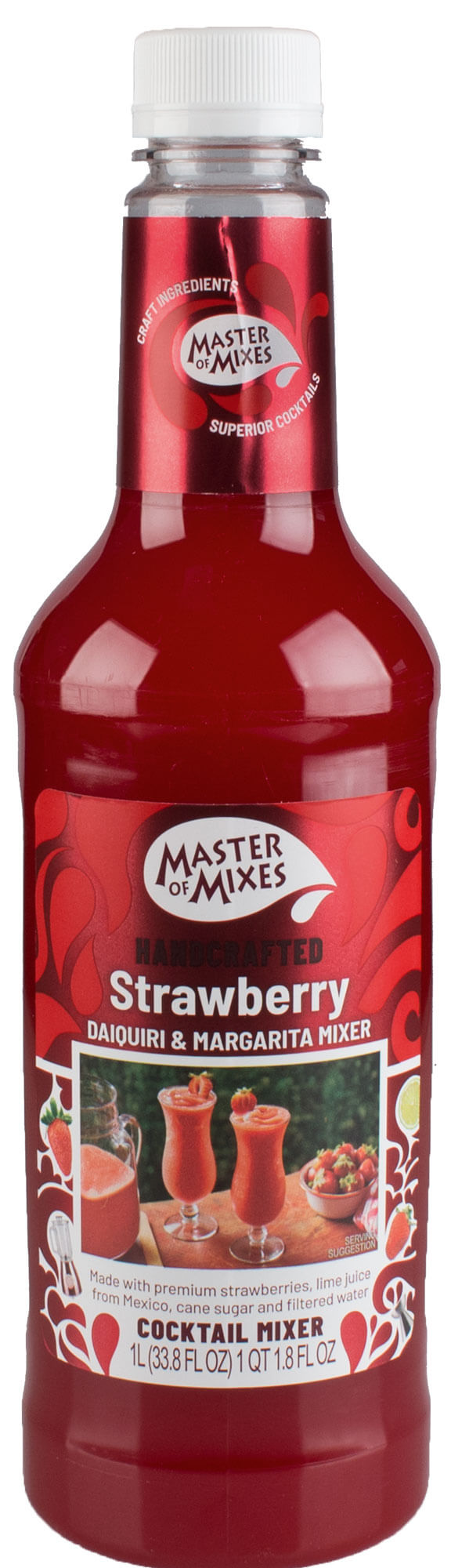 Mezcla para margarita de fresa - Master of Mixes (1,0 l)