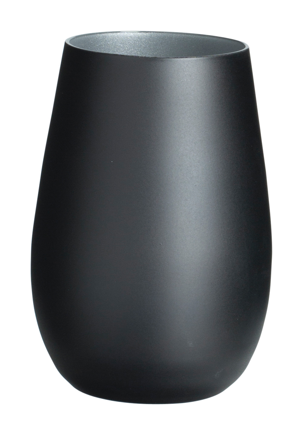 Taza, negro mate/plata, Elements Stölzle - 465 ml