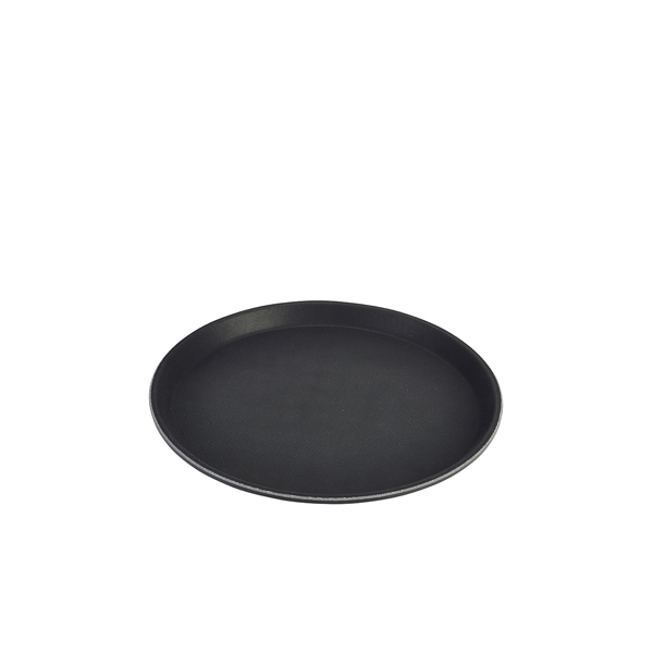 Bandeja antideslizante, polipropileno negro - 27,9 cm