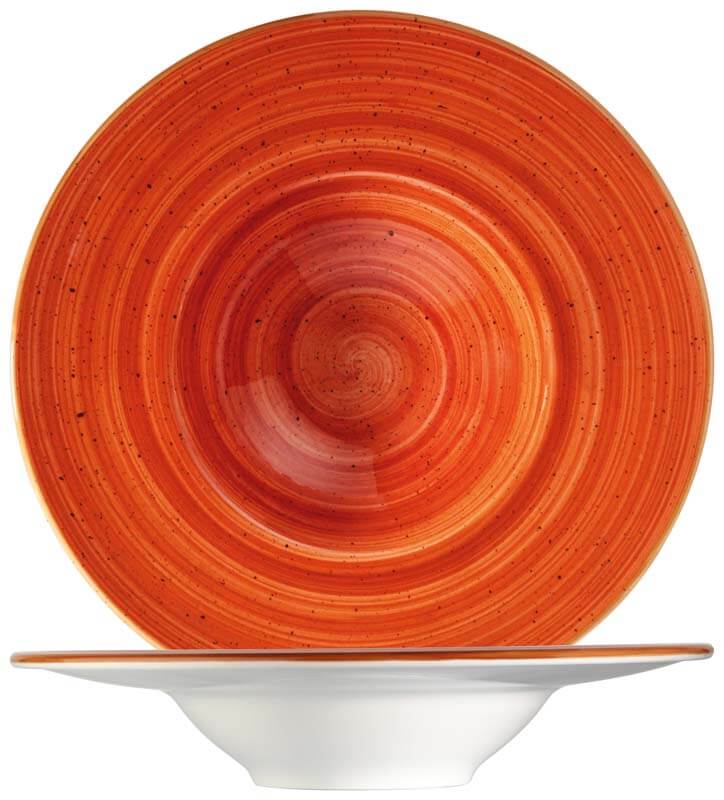 Bonna Aura Terracotta Banquet Plato llano 28 cm naranja - 6 ud