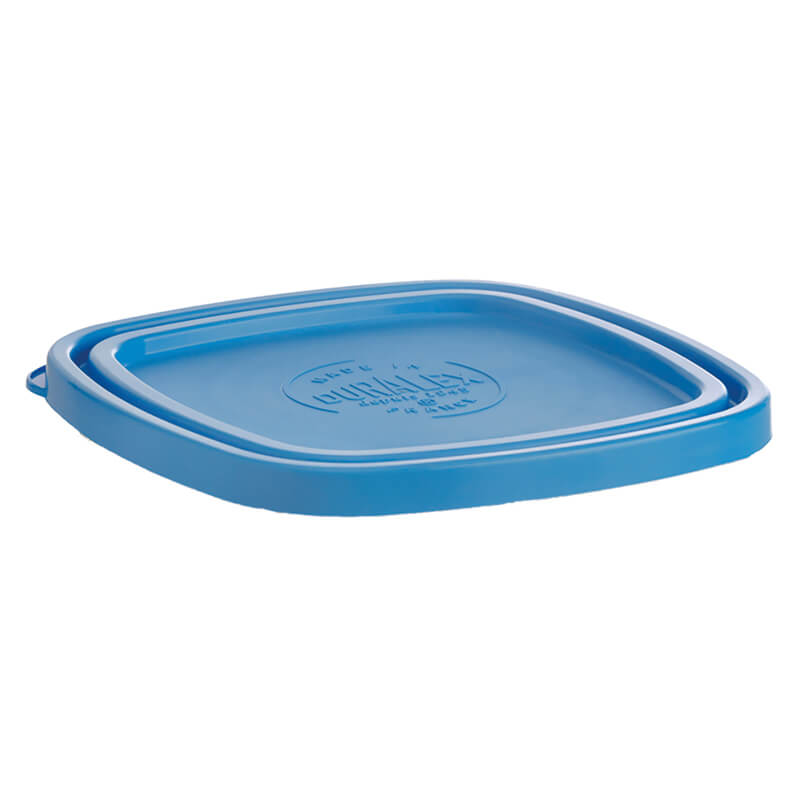 Tapa de PE azul Lys Carré, Duralex - 14,1 x 14,1 cm (1 ud)