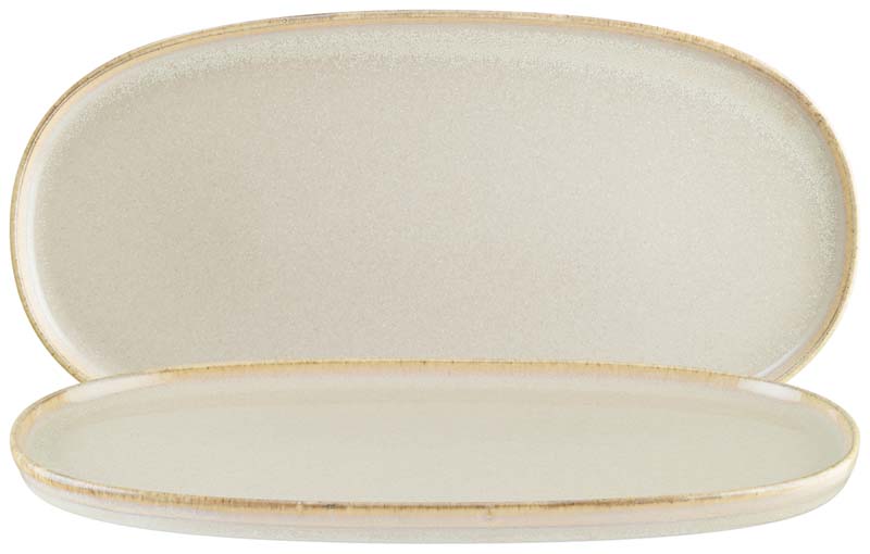 Bonna Sand Hygge Placa ovalada 34 x 23 cm beige - 6 ud
