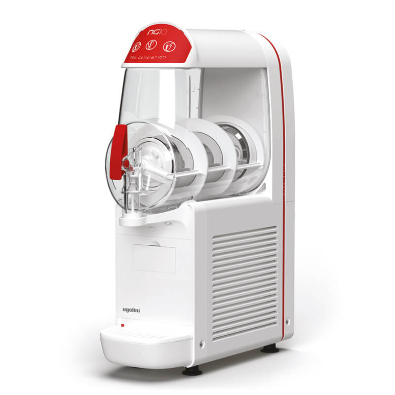 Máquina de granizados Granitor® NG Easy 10-1 White R290, 1 x 10 litros. Recipiente