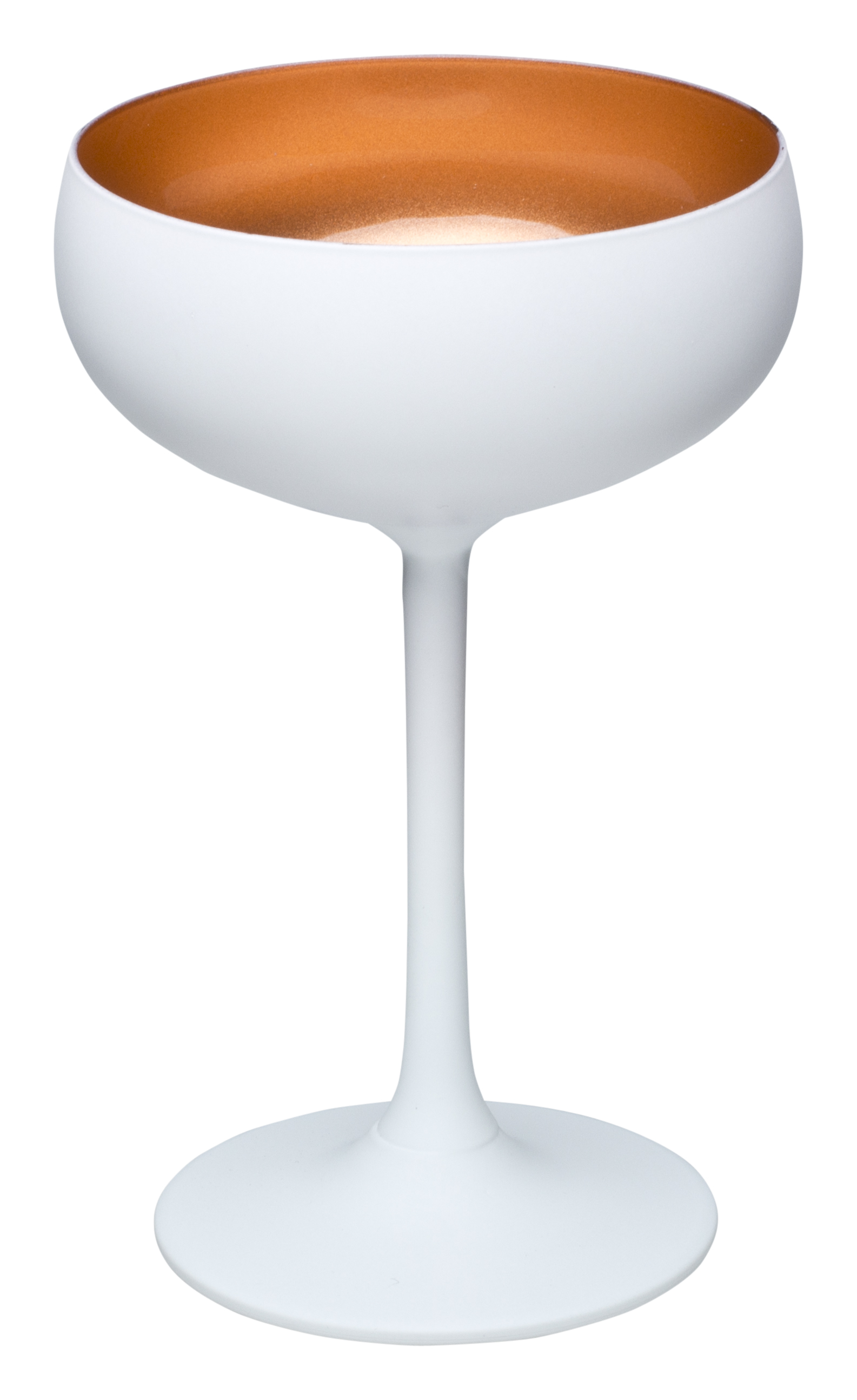 Copa de cóctel, blanco mate/bronce, Elements Stölzle - 230 ml