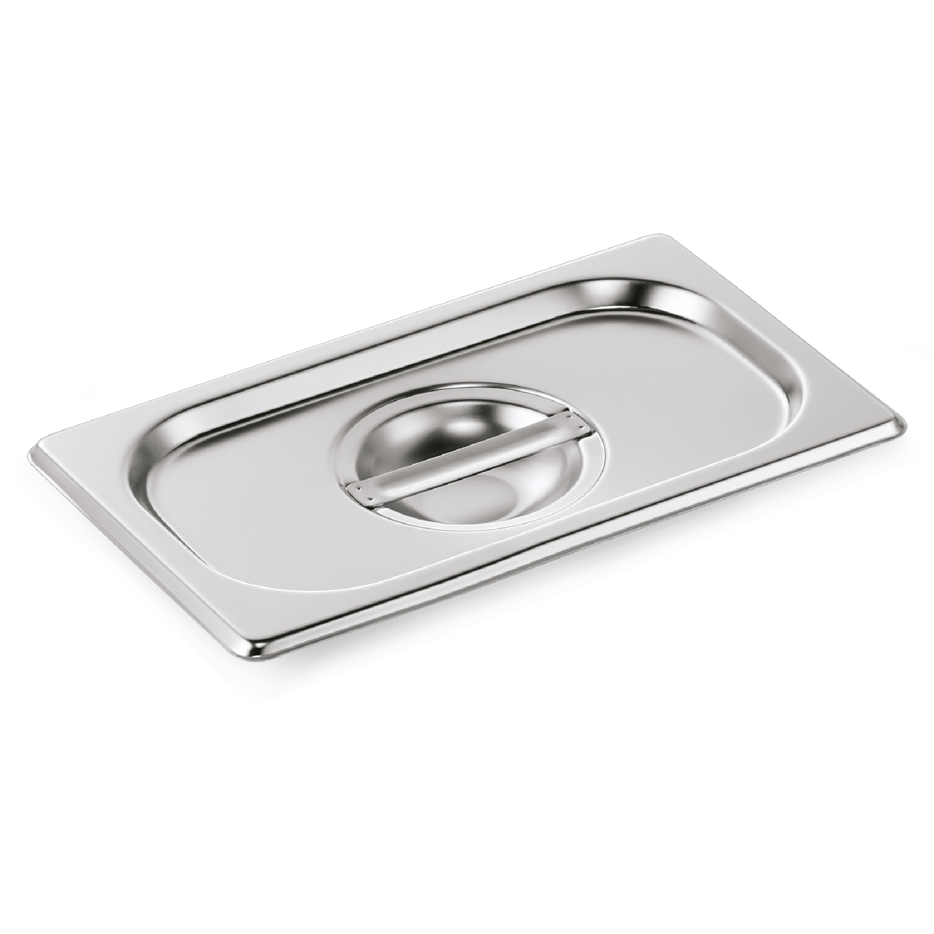 GN 1/4 Tapa, con hueco para cuchara, CNS (serie GN CORE)