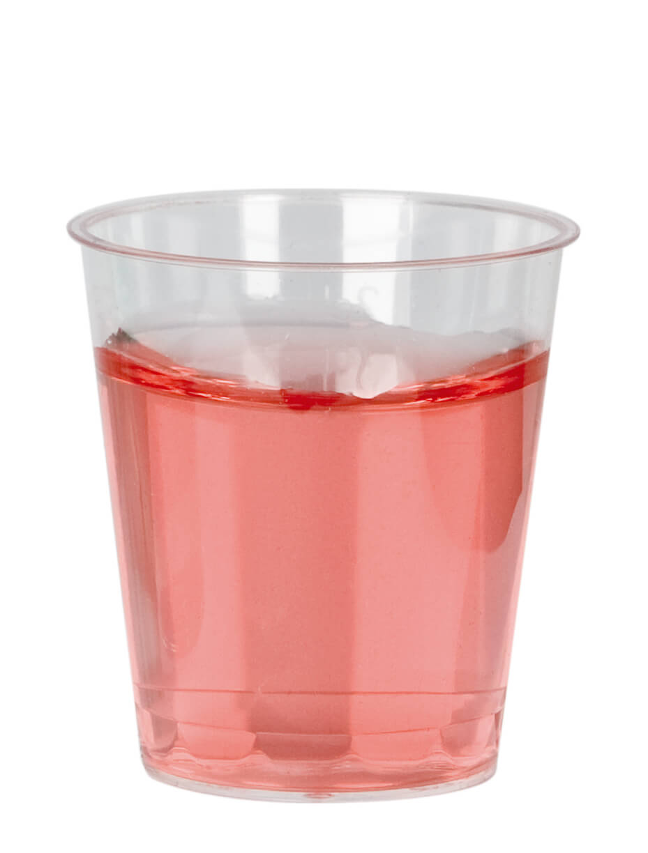Vasos de chupito desechables con marca de llenado de 2 cl (40 uds.)