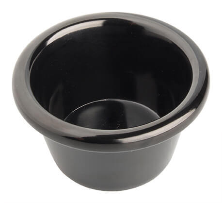 Cuenco para salsa de melamina, negro - 85 ml
