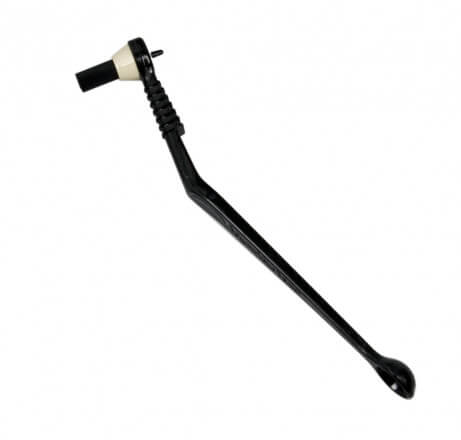 Cepillo para grupo de café, plástico negro, 24 cm