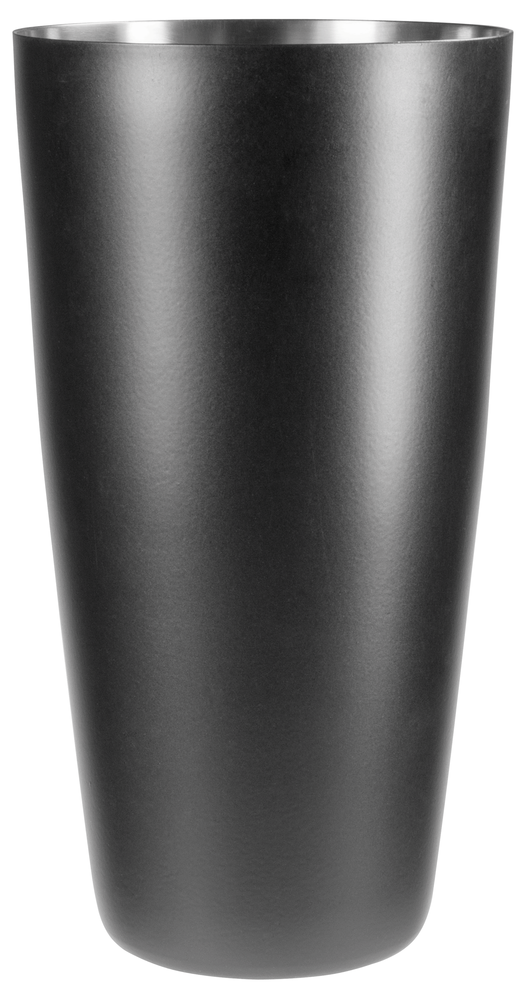 Coctelera Boston, acero inoxidable con recubrimiento en polvo - negro (850 ml)