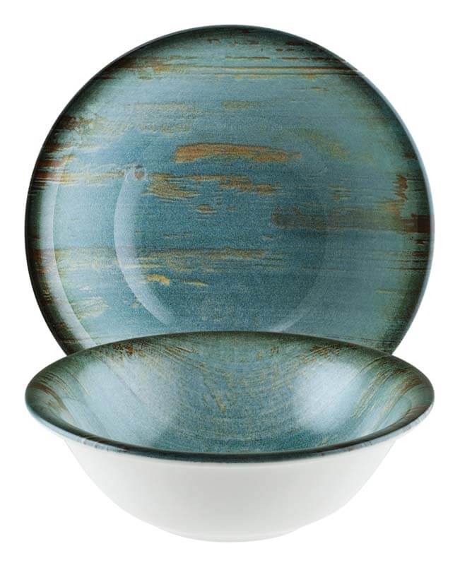 Bonna Madera Mint Gourmet Cuenco 16 cm, 40 cl azul - 12 ud