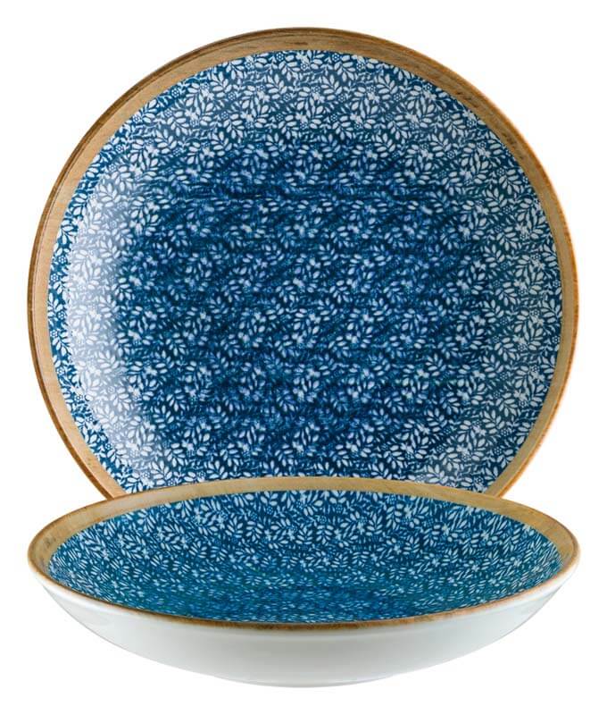 Bonna Lupin Bloom Plato hondo 25 cm azul - 6 ud