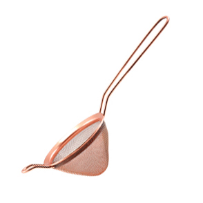 Colador Fine de acero inoxidable color cobre - cónico (8,5 cm)