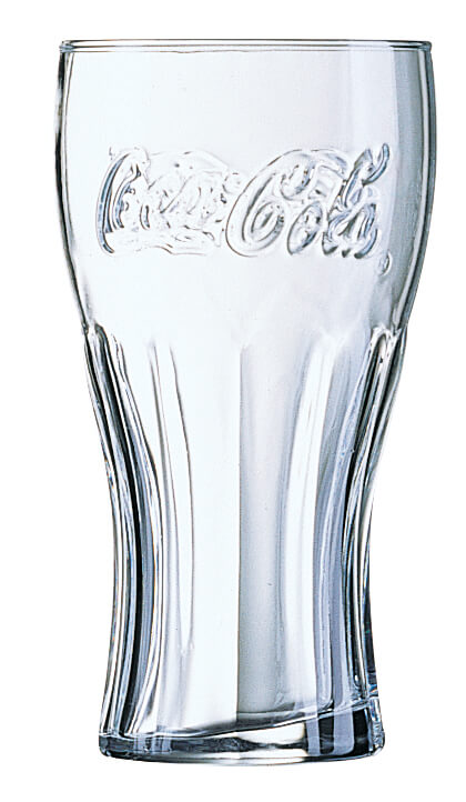 Vaso contorneado Coca-Cola, Arcoroc - 370 ml, 0,3 l marca