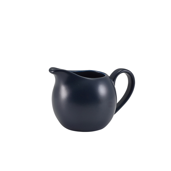 Jarrón de porcelana azul mate – 140 ml (6 uds)