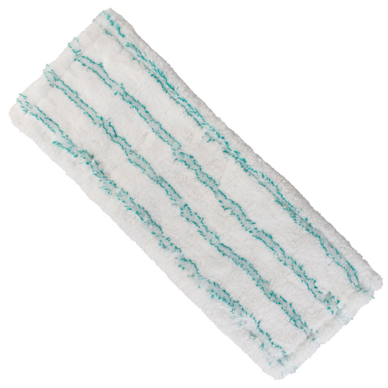 Fregona de microfibra con cerdas y bolsillos, poliéster - 40 cm
