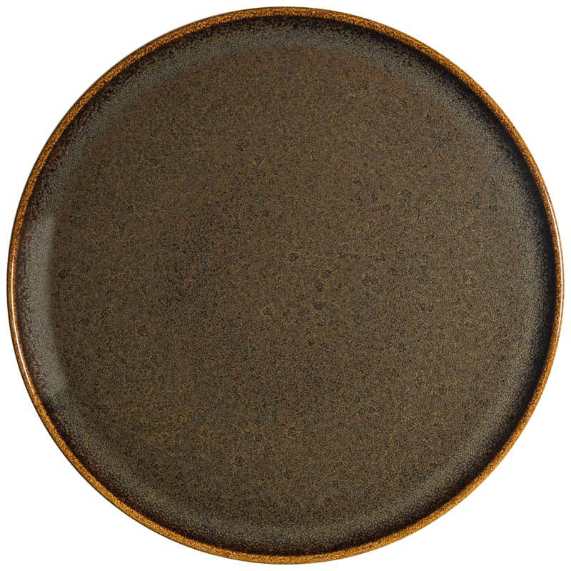 Bonna Ore Tierra Plato para pizza gourmet 32 cm marrón - 6 ud