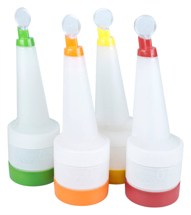 Botella dosificadora para barra Versus 0,5 l - multicolor