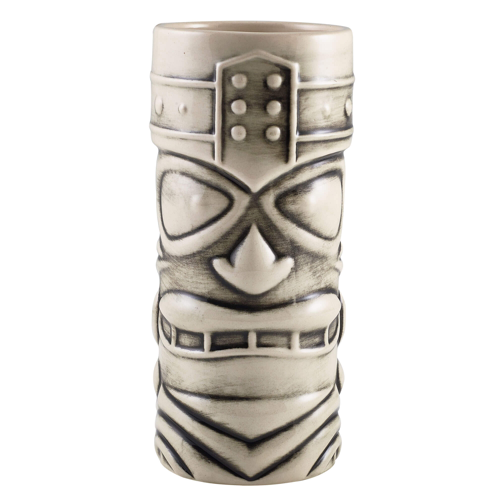 Vaso Tiki Face, blanco - 400 ml