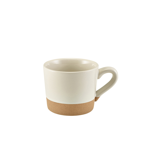 Taza de café Kava de loza blanca – 285 ml (6 uds)