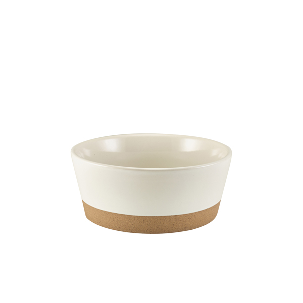 Cuenco para kava de gres blanco – 15,5 cm (6 uds)