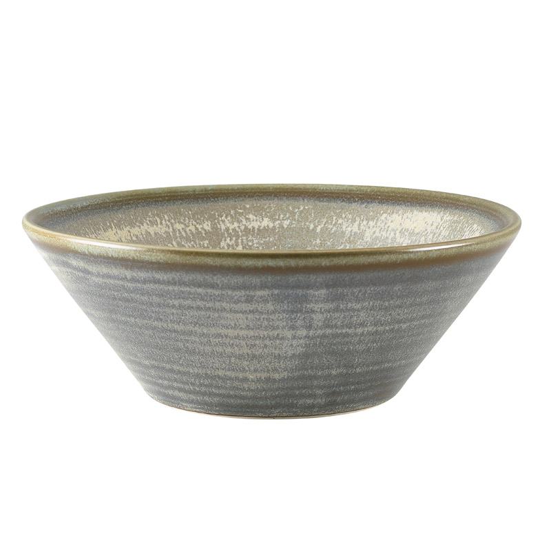 Cuenco cónico Terra Matt Grey – 16 cm (6 uds)
