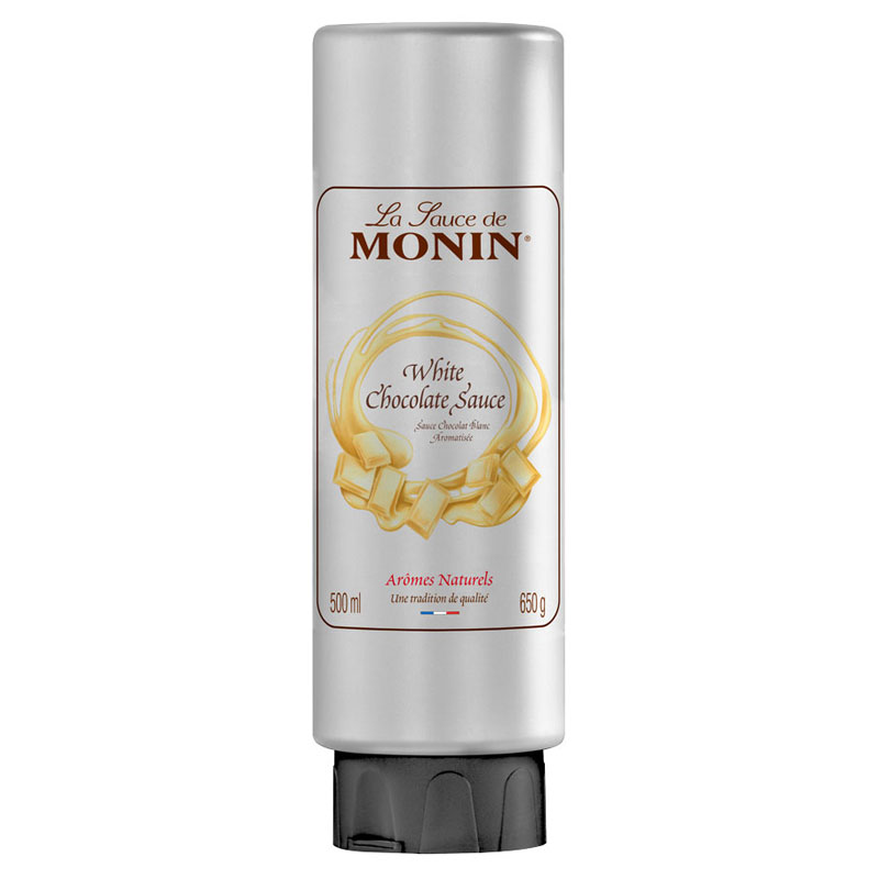 Salsa de chocolate blanco - Monin (500 ml)