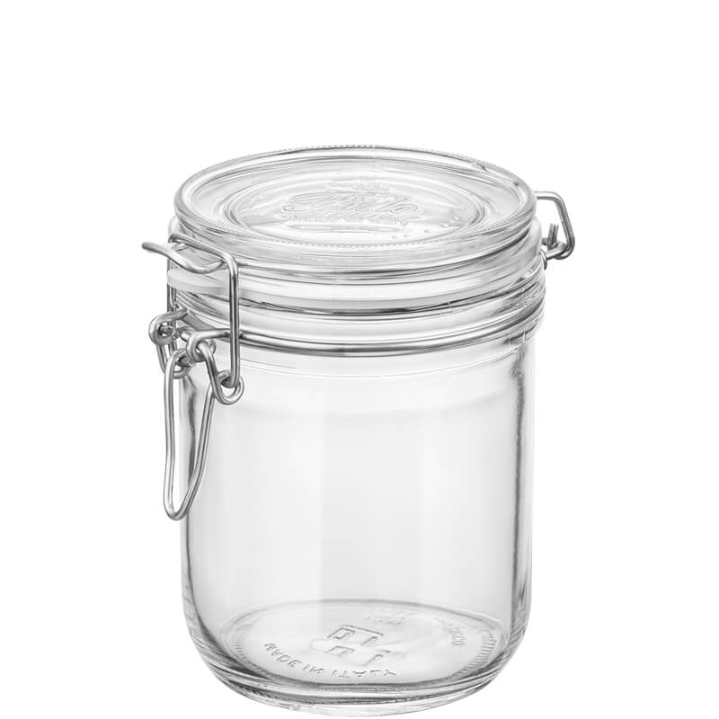 Tarro con tapa metálica / Tarro para conservas Fido - 500 ml