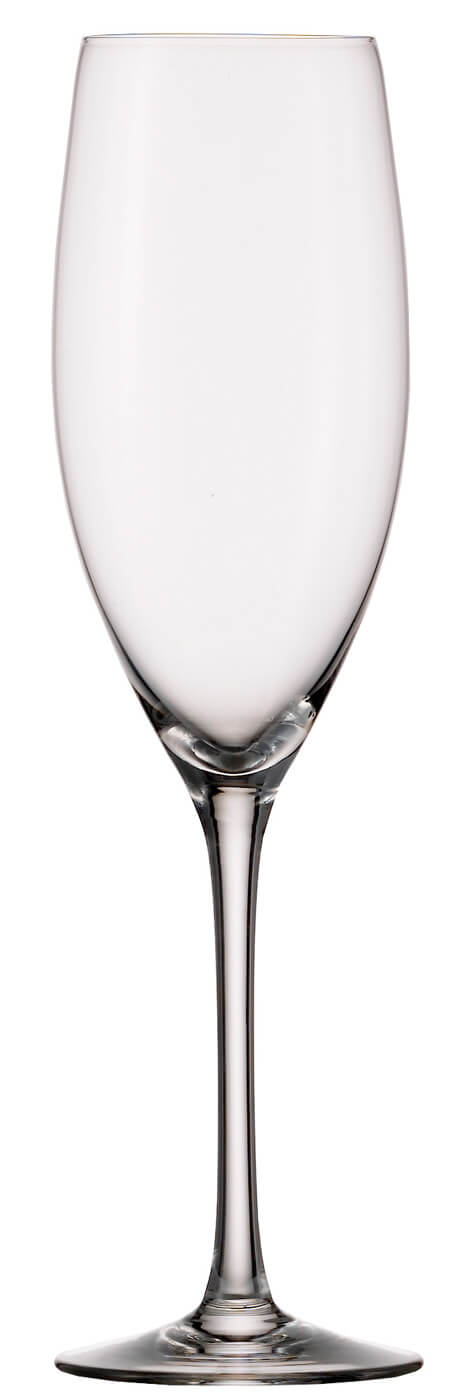 Copas de champán Grandezza de Stölzle Lausitz - 278 ml, calibradas para 0,1 l (6 uds)