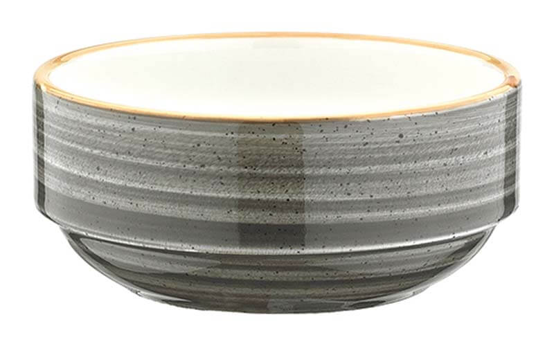 Bonna Aura Aura Space Banquet Bandeja apilable 6 cm, 3 cl gris - 24 ud