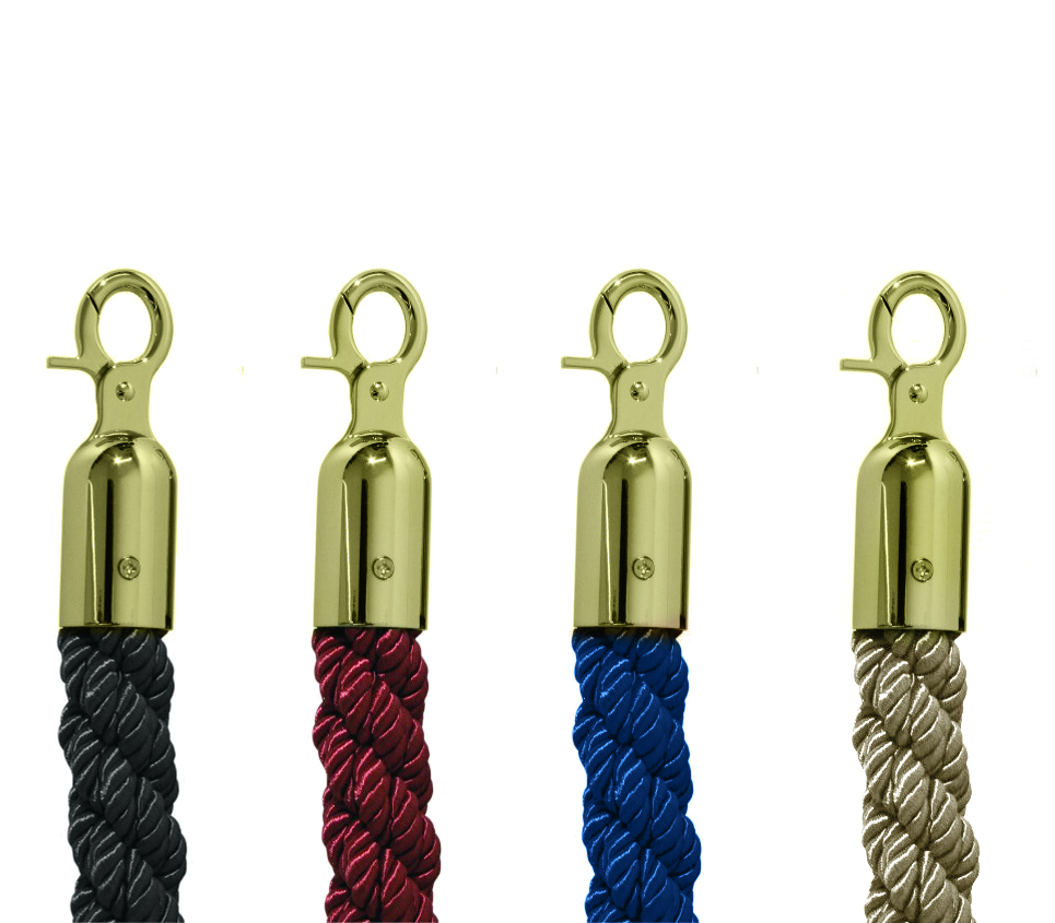 Cordón de conexión para sistema de guiado de personas, 1,5 m, titanio dorado