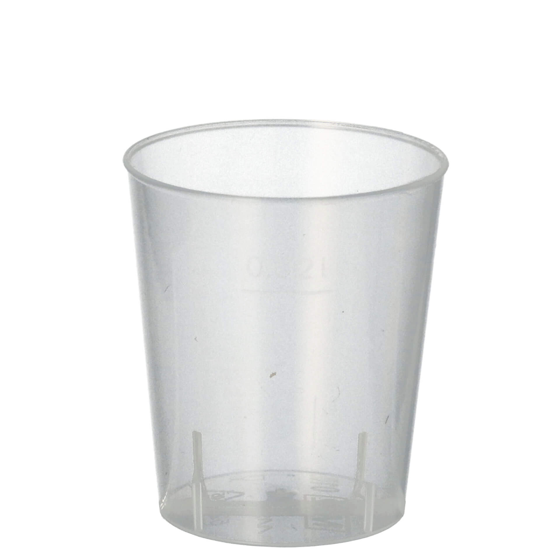 Vaso de chupito de plástico reutilizable, polipropileno - 2 cl (50 uds.)