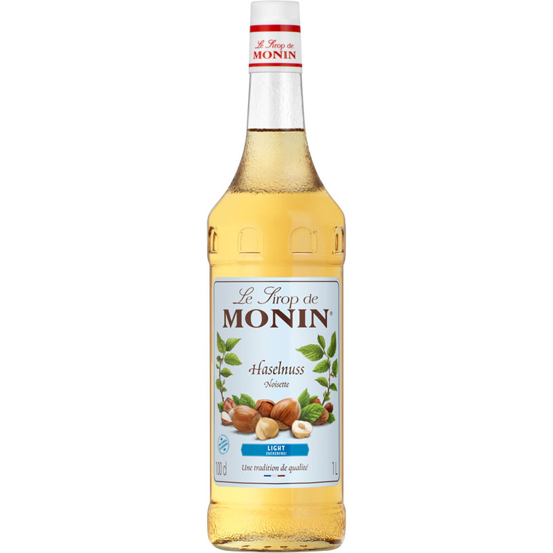Avellana con menos azúcar (light) - Sirope Monin (1,0 l)