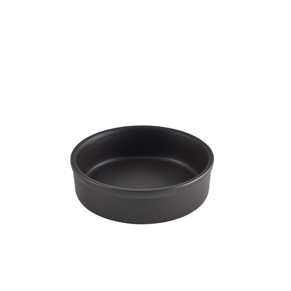 Plato para tapas Antigo de gres en color bronce antiguo – 13 cm (6 uds)