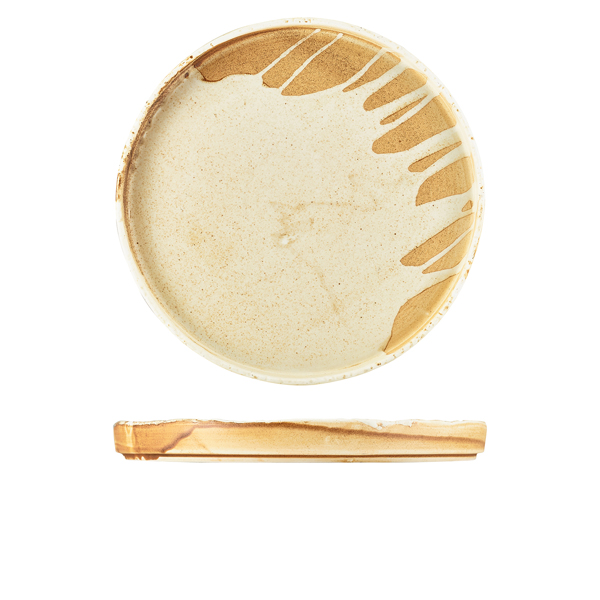 Plato de presentación Roko Sand – 26 cm (4 uds)