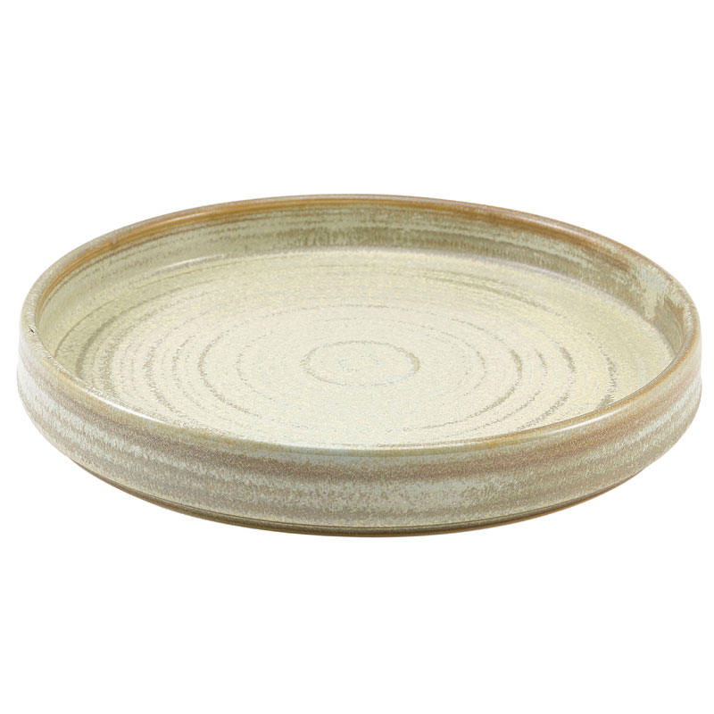 Plato de presentación Terra Matt Grey - 20,5 cm (6 uds)