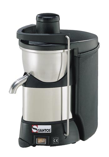 Licuadora para frutas, Santos Juicer 50, 800 vatios, 7,5 litros - negro