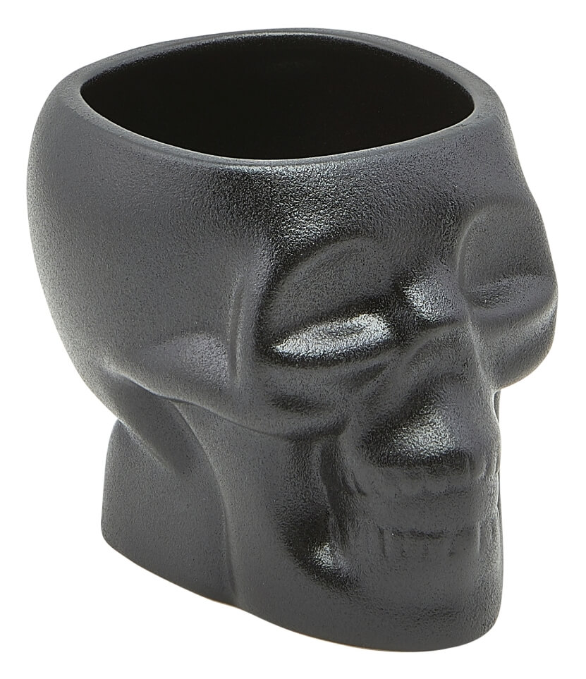 Vaso Tiki Skull, negro - 400 ml