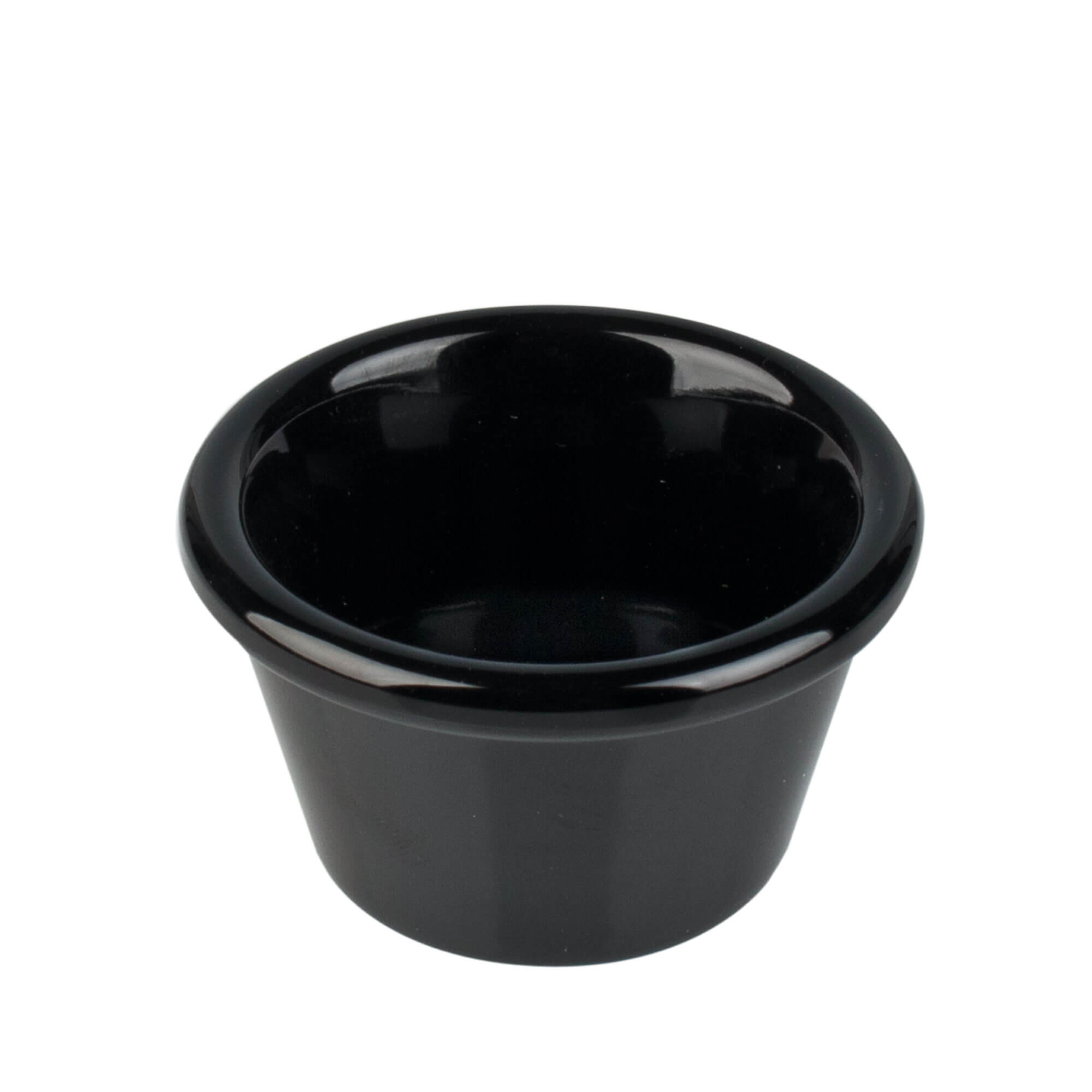 Cuenco para salsa de melamina, negro - 40 ml