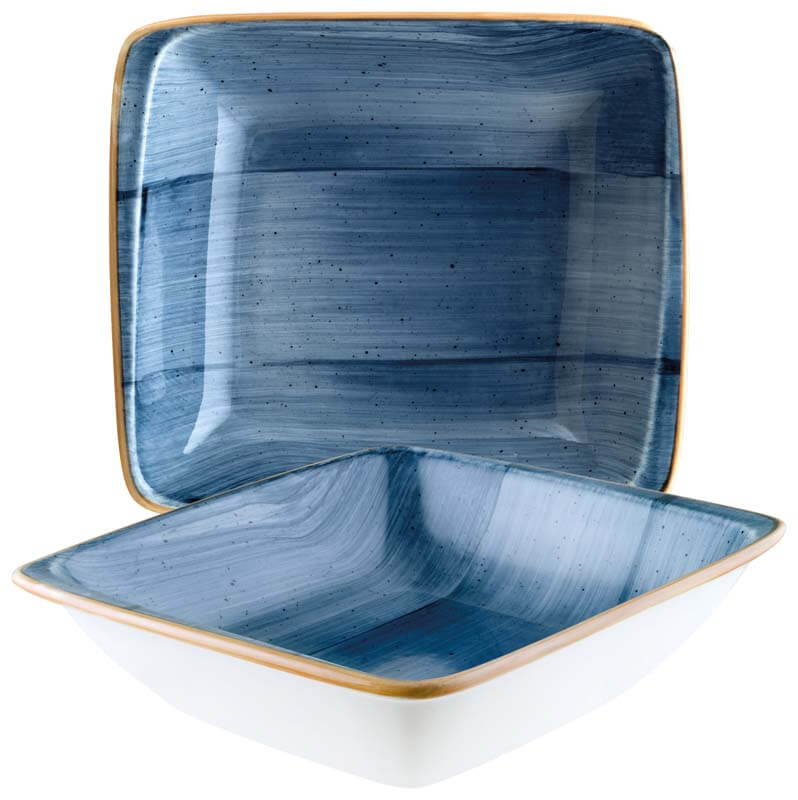 Bonna Aura Aura Dusk, plato de 19 x 17 cm, azul - 12 ud