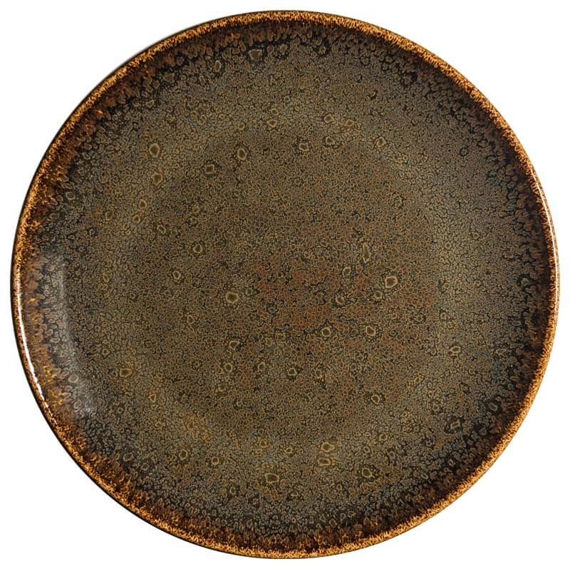 Bonna Ore Tierra Plato llano gourmet 21 cm marrón - 12 ud