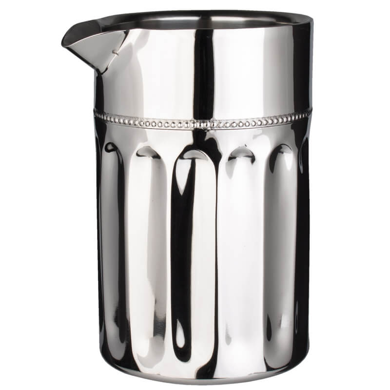 Vaso mezclador / vaso agitador de acero inoxidable, de doble pared - 600 ml