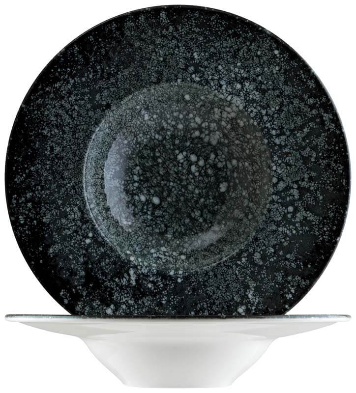 Bonna Cosmos Black Banquet Plato llano 28 cm negro - 6 ud