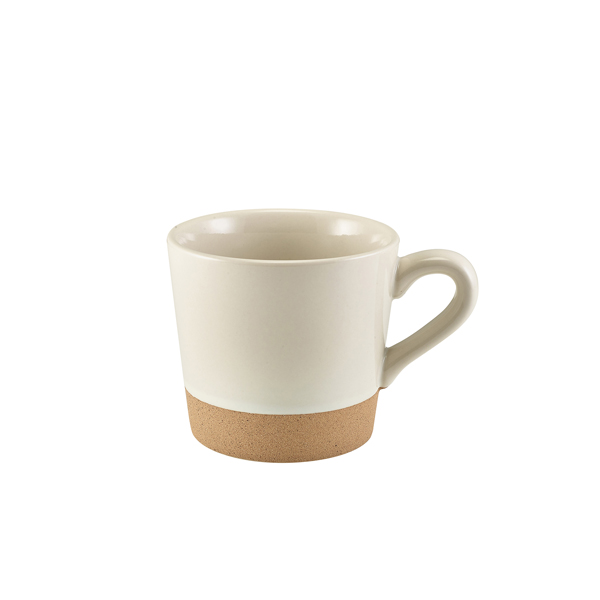 Taza de café Kava de loza blanca – 340 ml (6 uds)