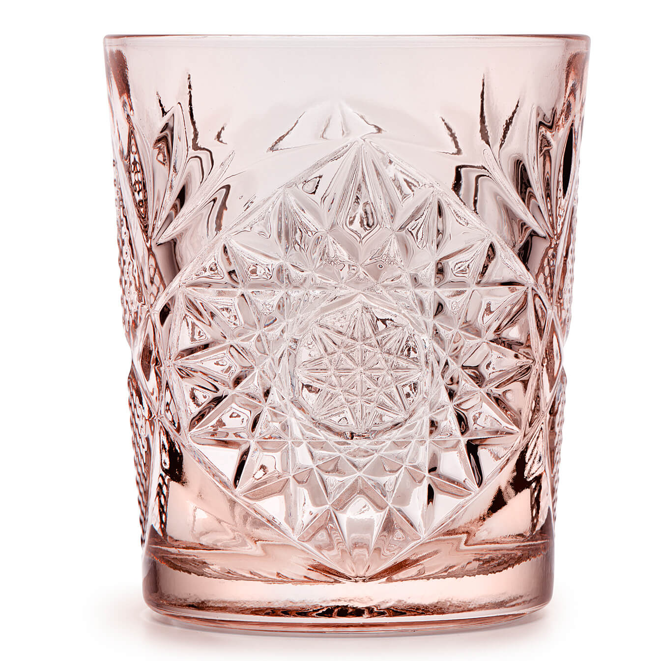 D.O.F. Vaso Hobstar coral, Libbey - 355 ml