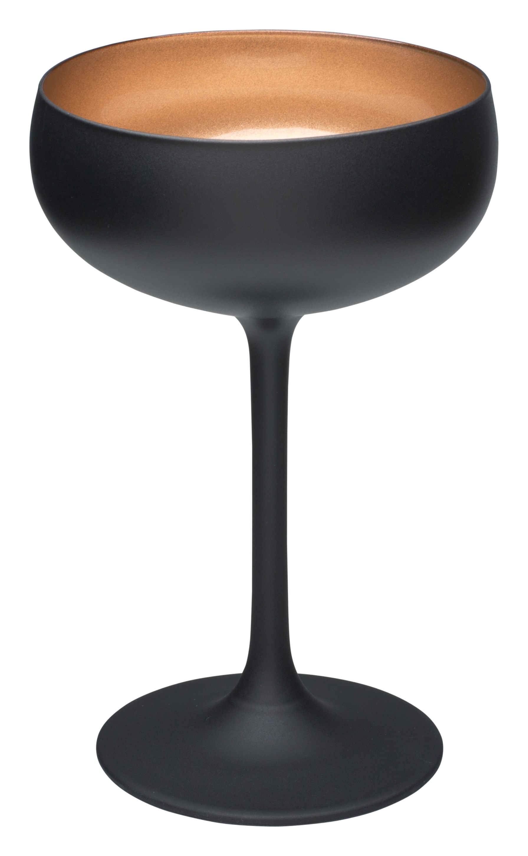 Copa de cóctel, negro mate/bronce, Elements Stölzle - 230 ml