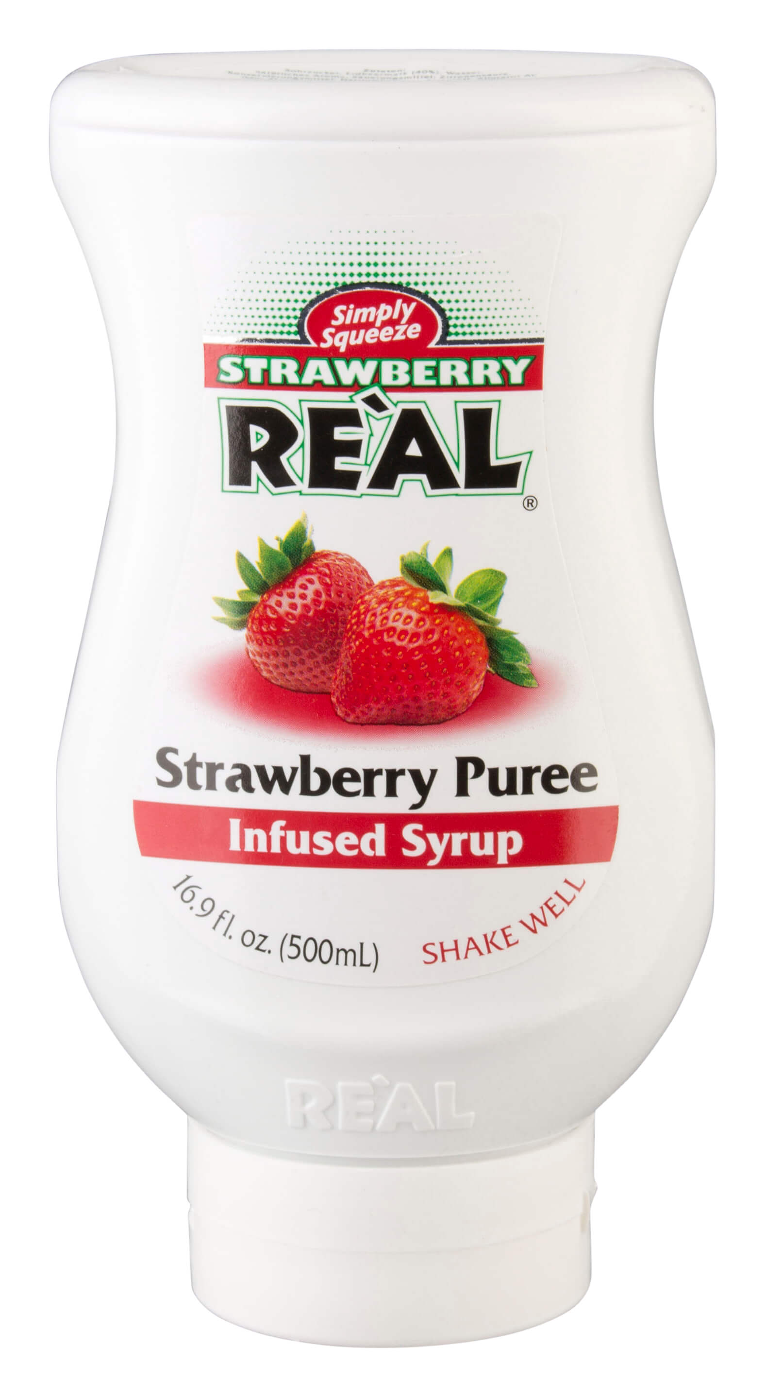 Strawberry Real - Sirope de fresa (500 ml)