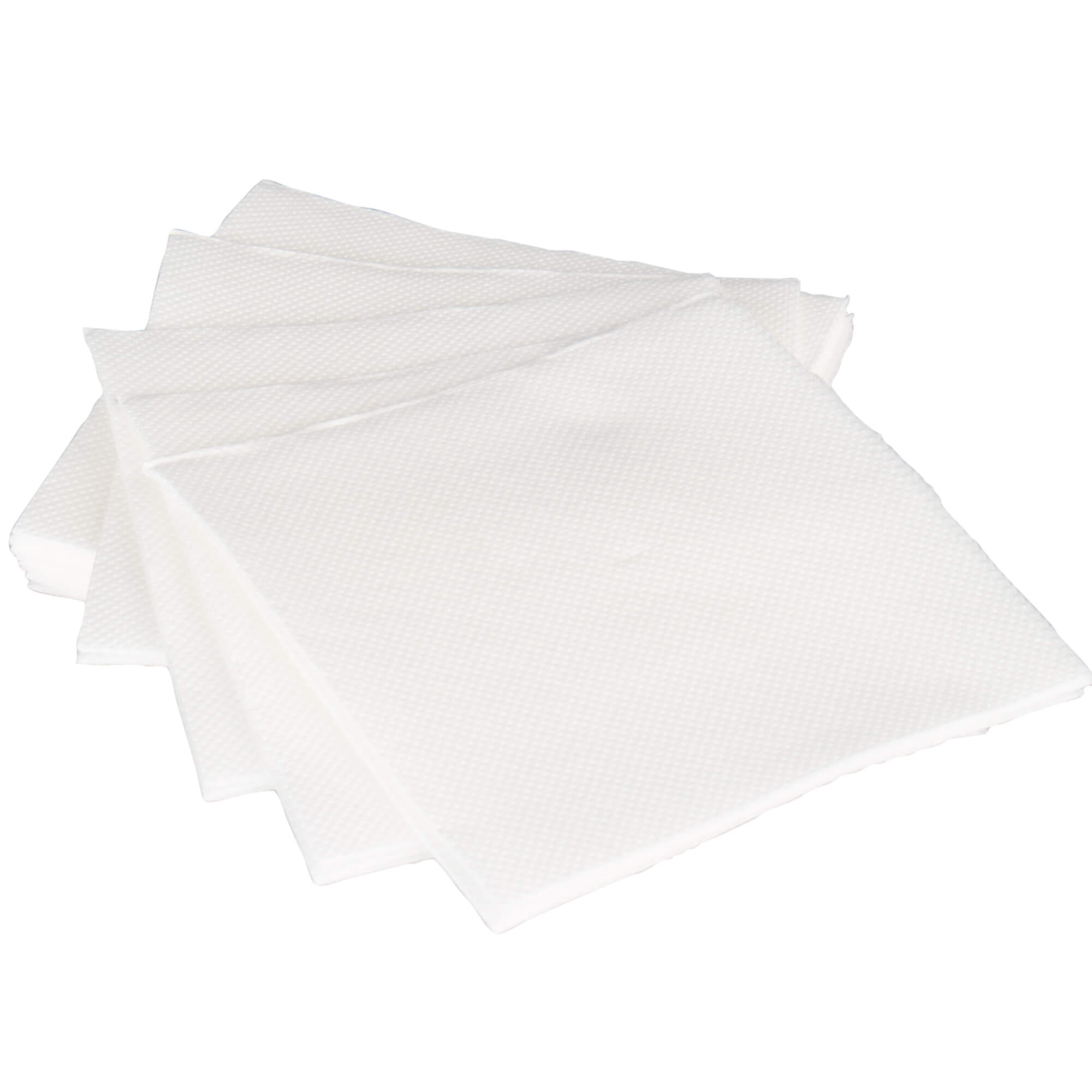 Servilletas de cóctel 20 x 20 cm, pliegue 1/4, 2 capas, blancas (125 uds)